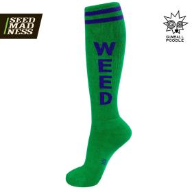Weed Unisex Knee High Socks by Gumball Poodle